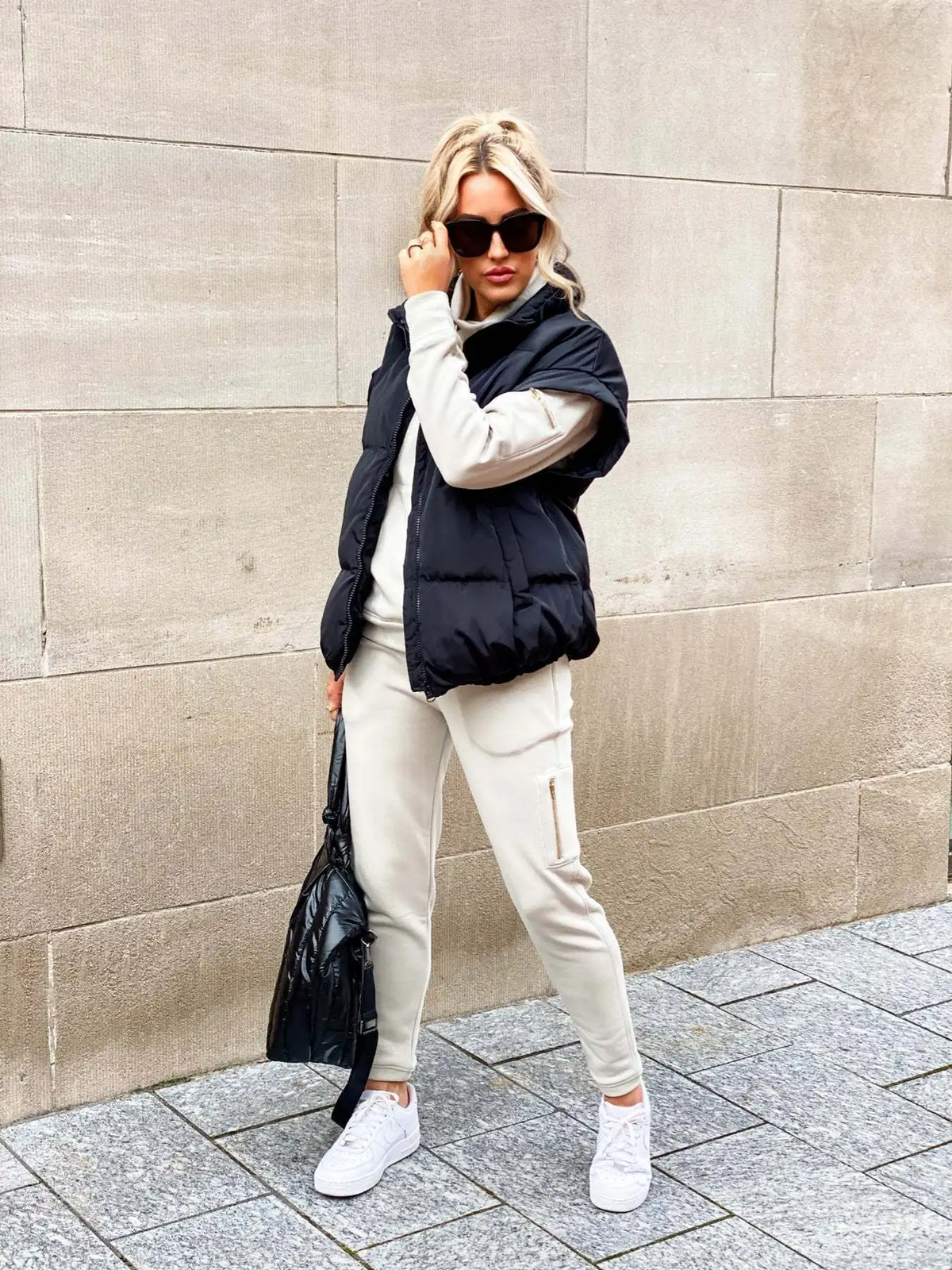 Gilet Sans Manches Femme Matelassé Col Droit – Rembourrage Léger | Layering Hiver