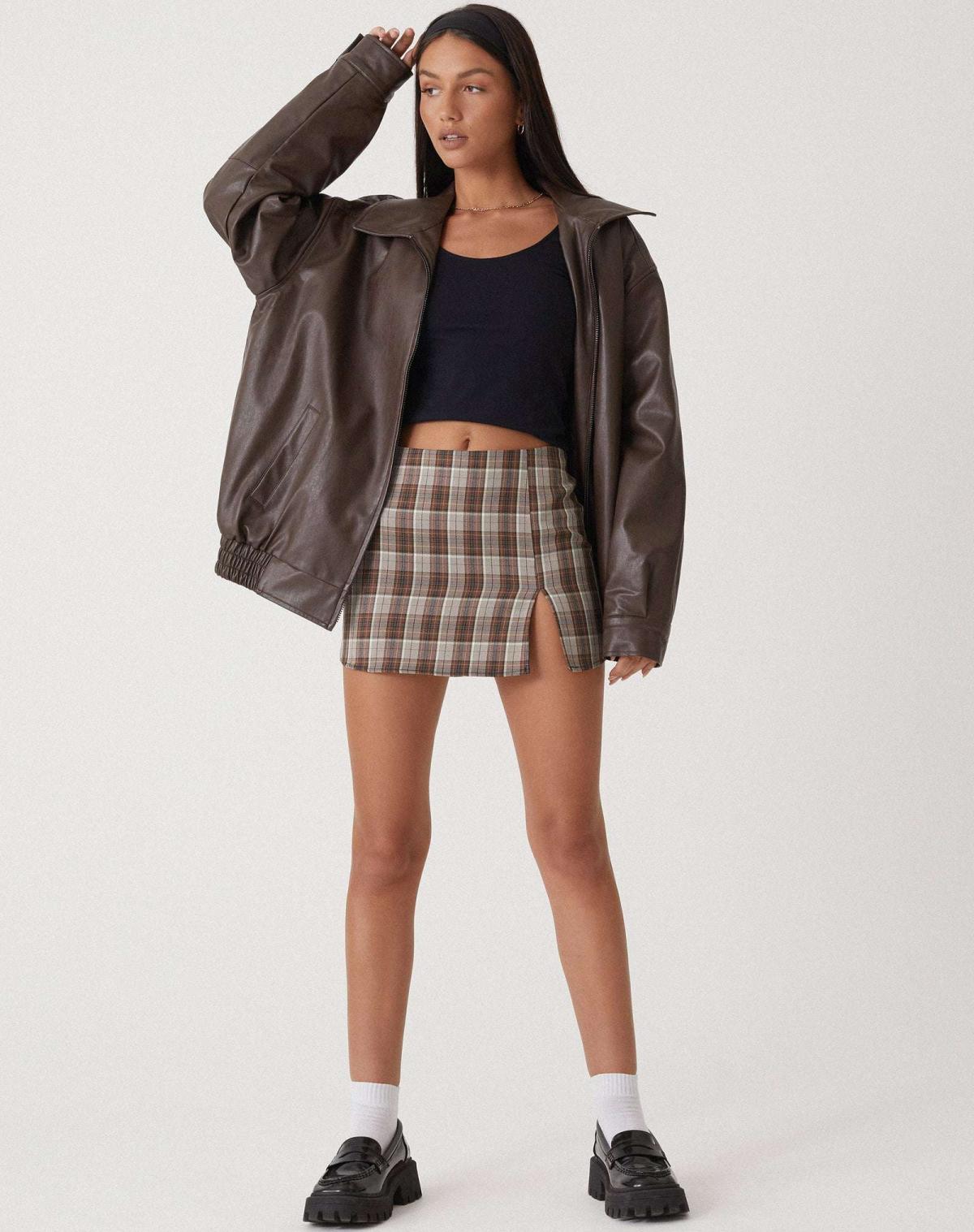 Blouson Femme Bomber Oversize Similicuir – Coupe Décontractée | Style Casual Chic Automne Hiver