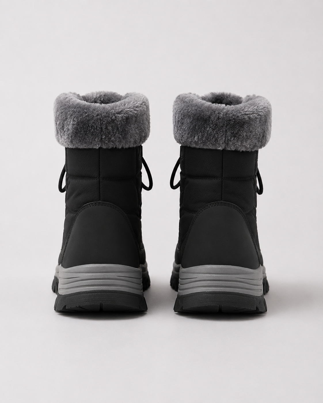 Bottes de Neige Femme Fourrées Lacets – Semelle Antidérapante | Chaleur & Style Hivernal