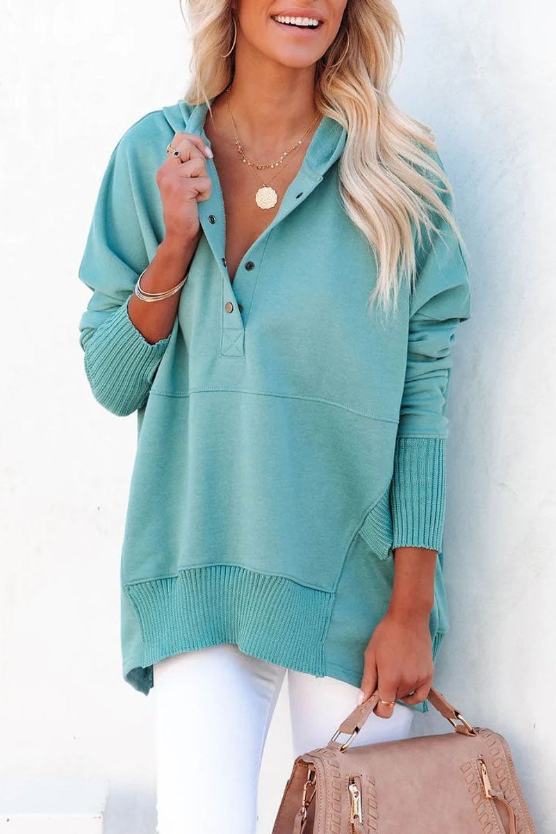 Sweat Femme Capuche Longline – Cordon Poche Kangourou | Style Casual Décontracté Automne