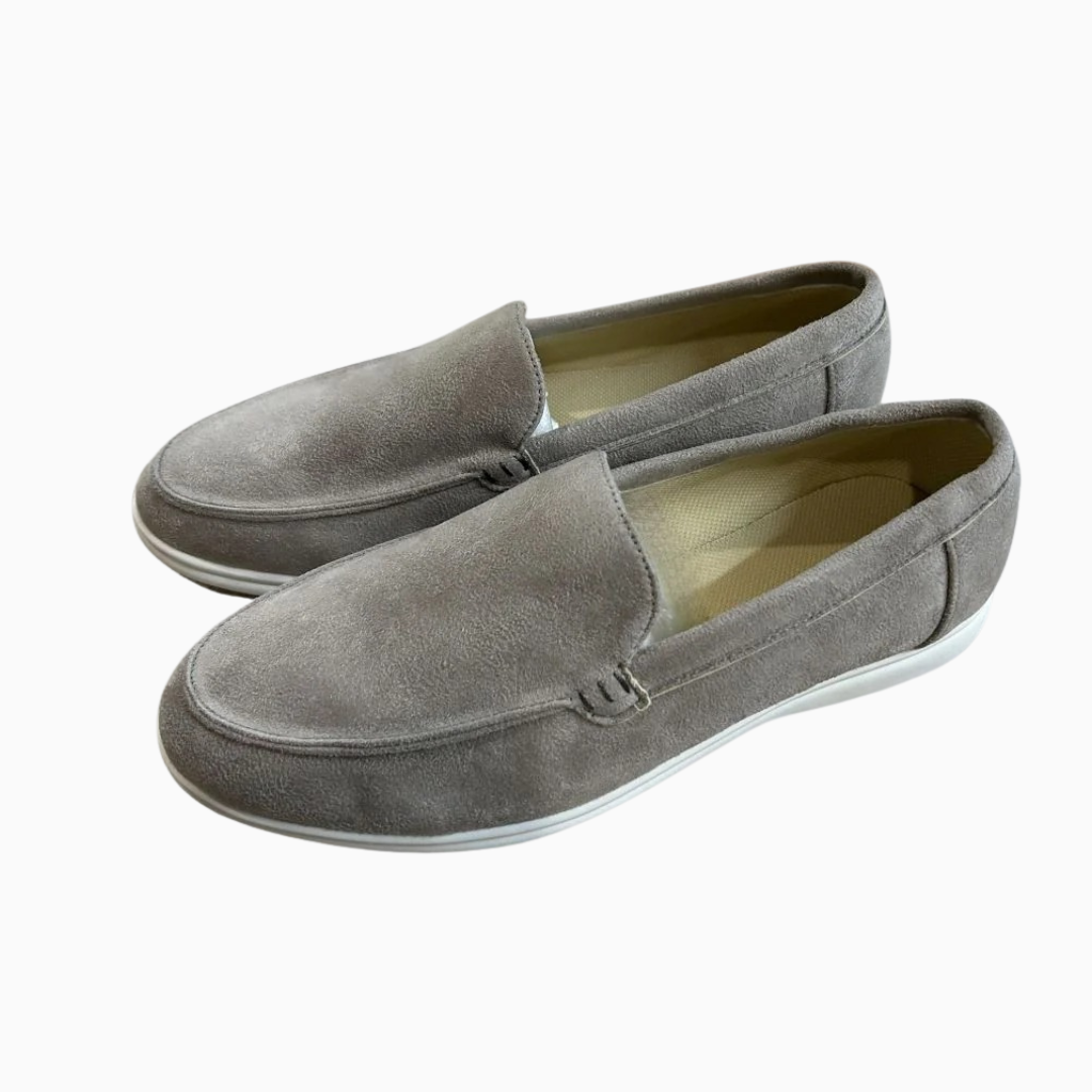 Mocassins Homme Effet Suédine – Slip-On Semelle Légère | Élégance Casual au Quotidien