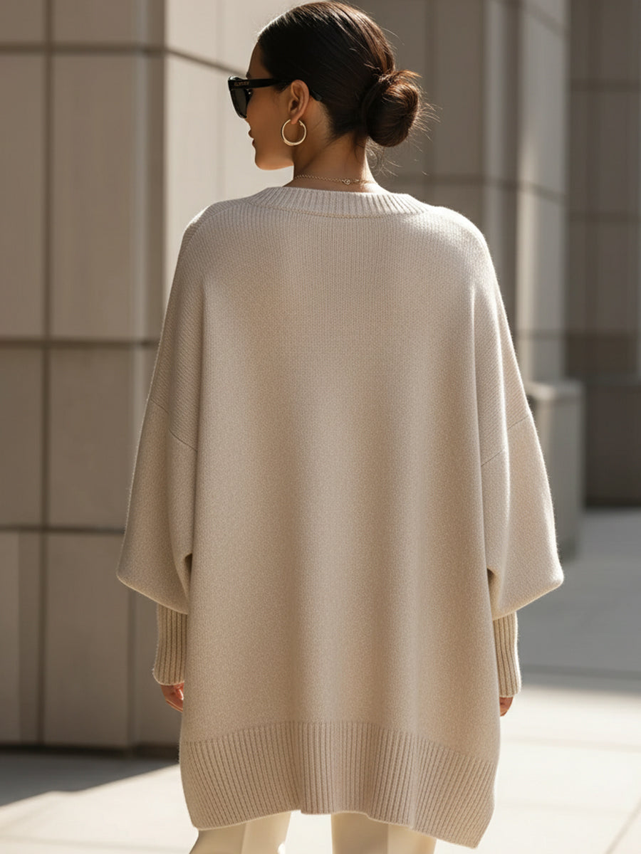 Women’s Oversized Batwing Knit Sweater