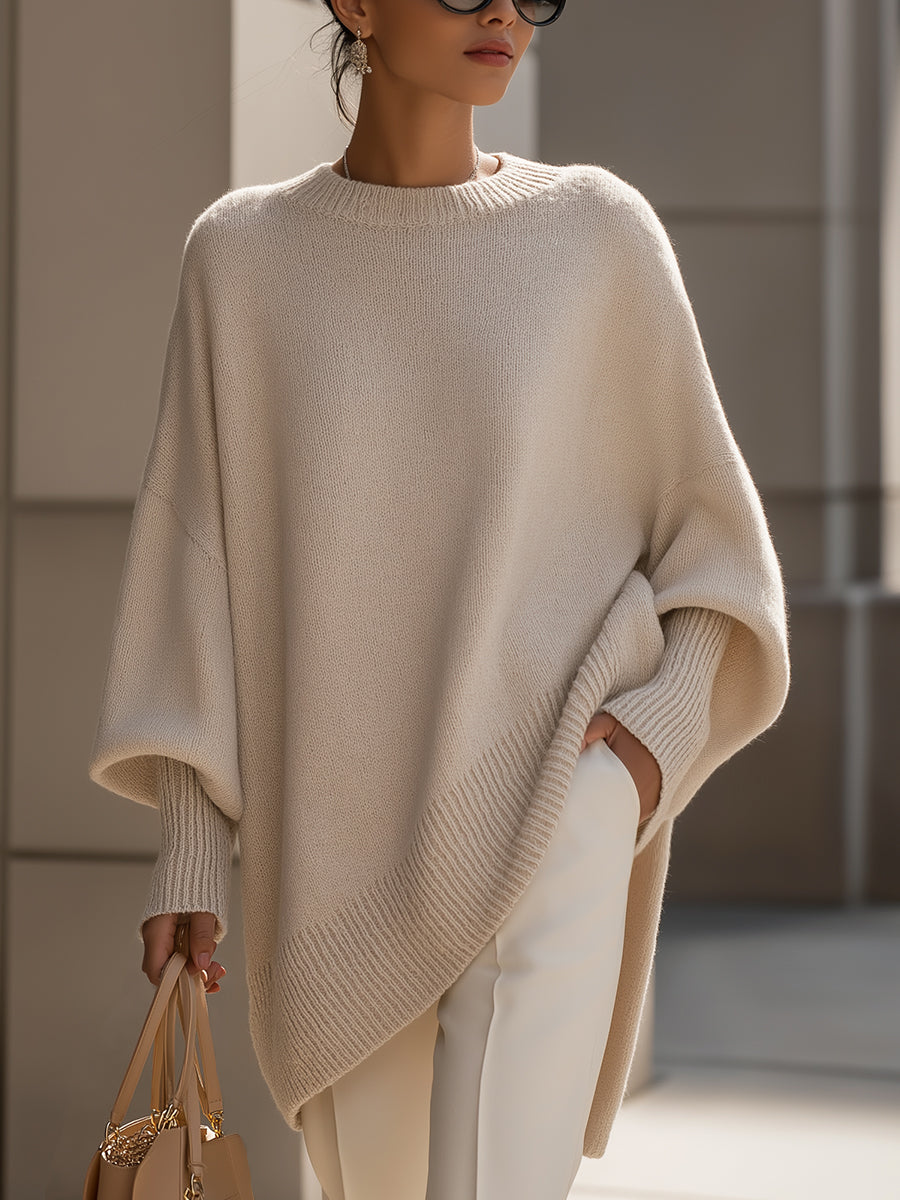 Women’s Oversized Batwing Knit Sweater