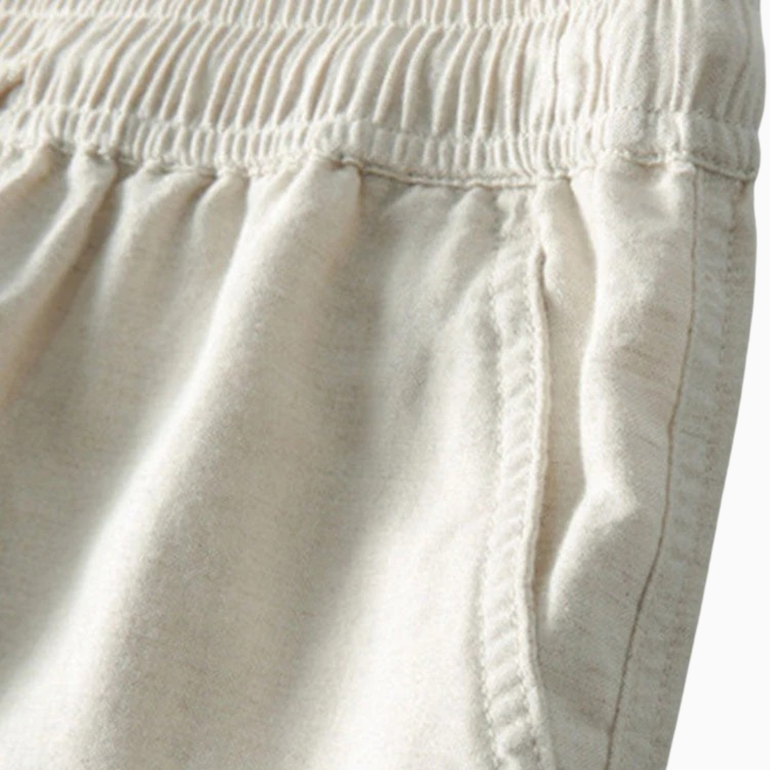 Ensemble Lin Homme Été – Chemise & Pantalon Léger Respirant | Vacances & Casual