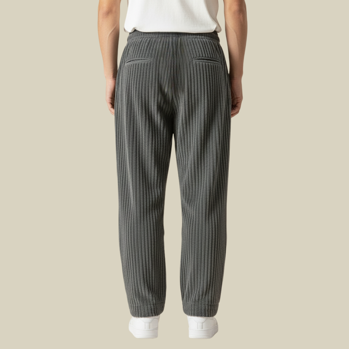 Pantalon Velours Côtelé Homme Taille Élastique – Coupe Confortable | Ryder Pantalon Casual