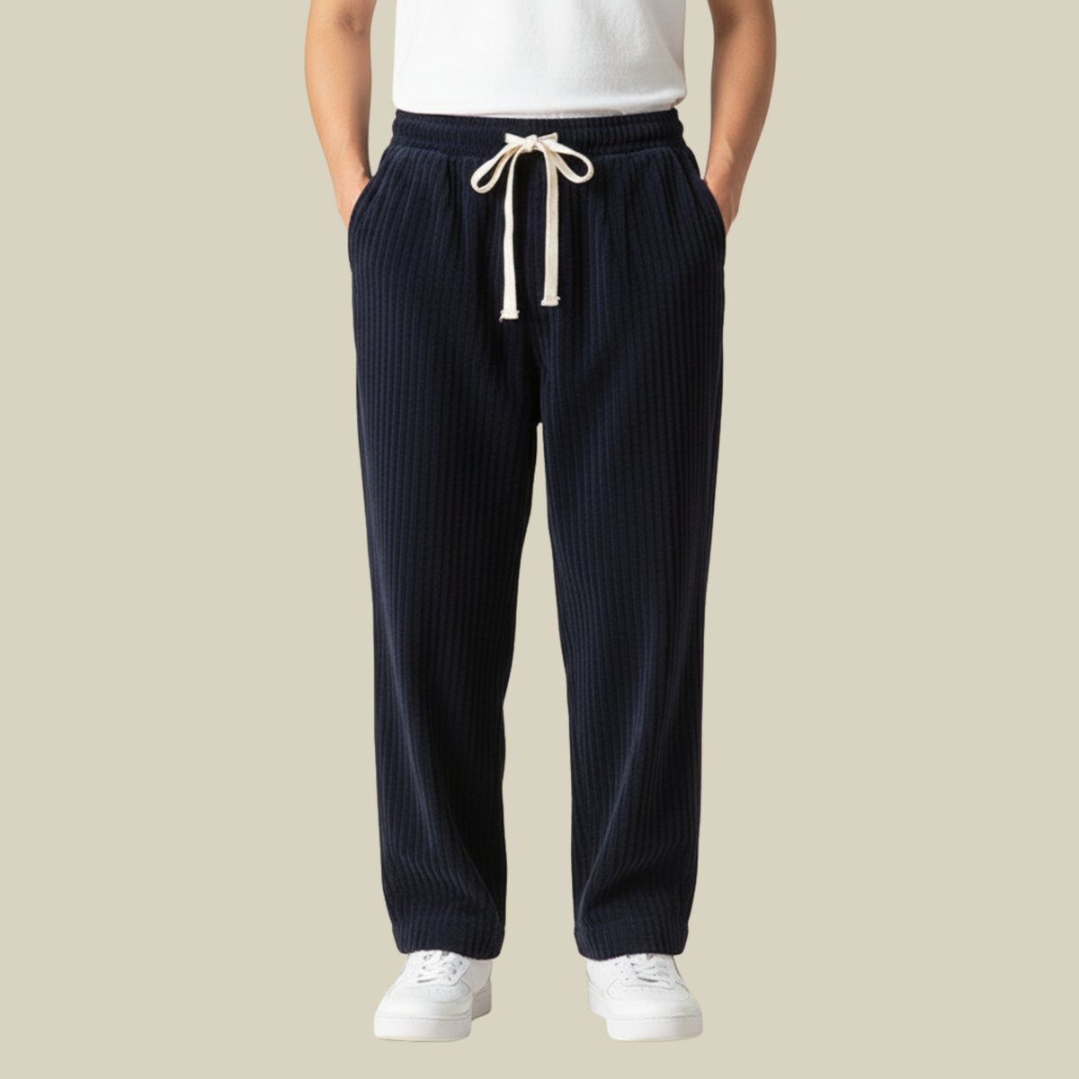 Pantalon Velours Côtelé Homme Taille Élastique – Coupe Confortable | Ryder Pantalon Casual