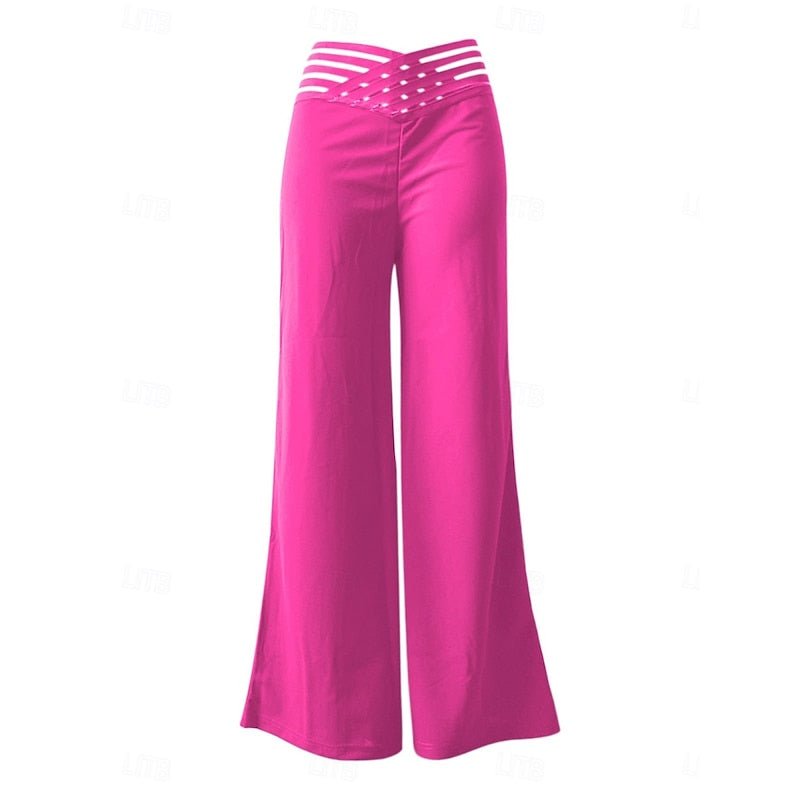 Andrea | Elegant High-Waist Wide-Leg Trousers
