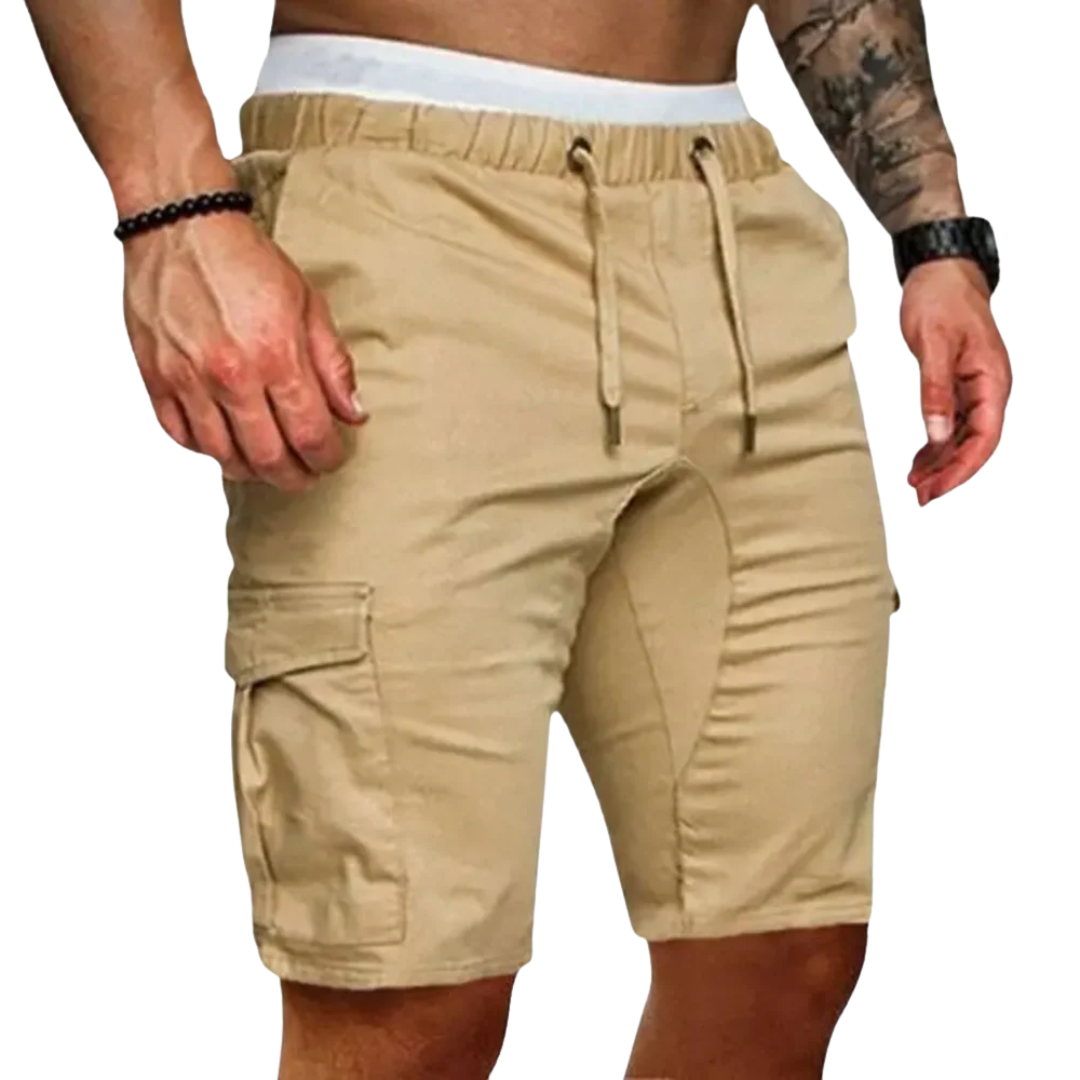 Milan short cargo homme confortable taille élastique style décontracté été
