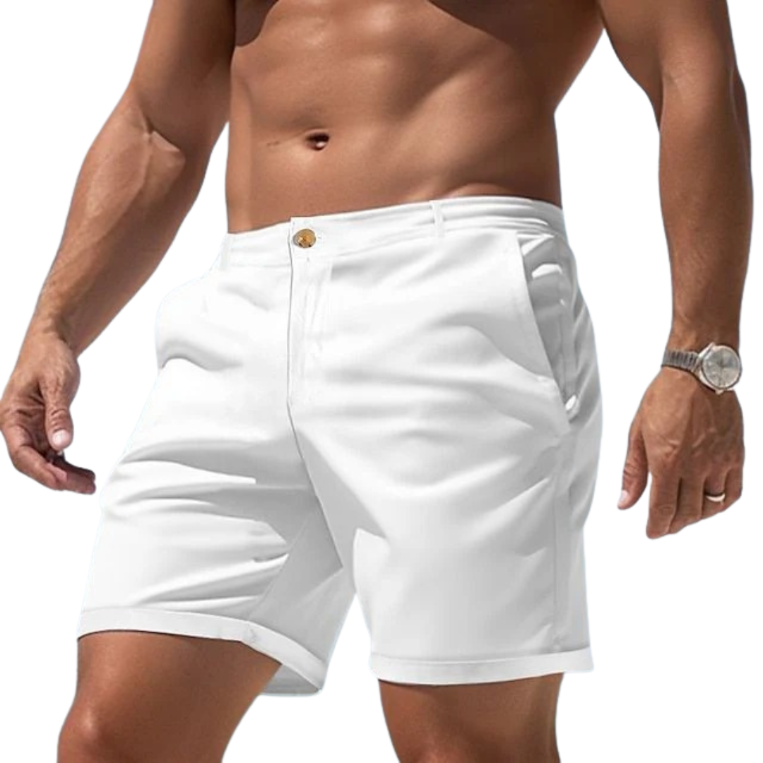 Finn short chino homme confortable stretch style habillé été