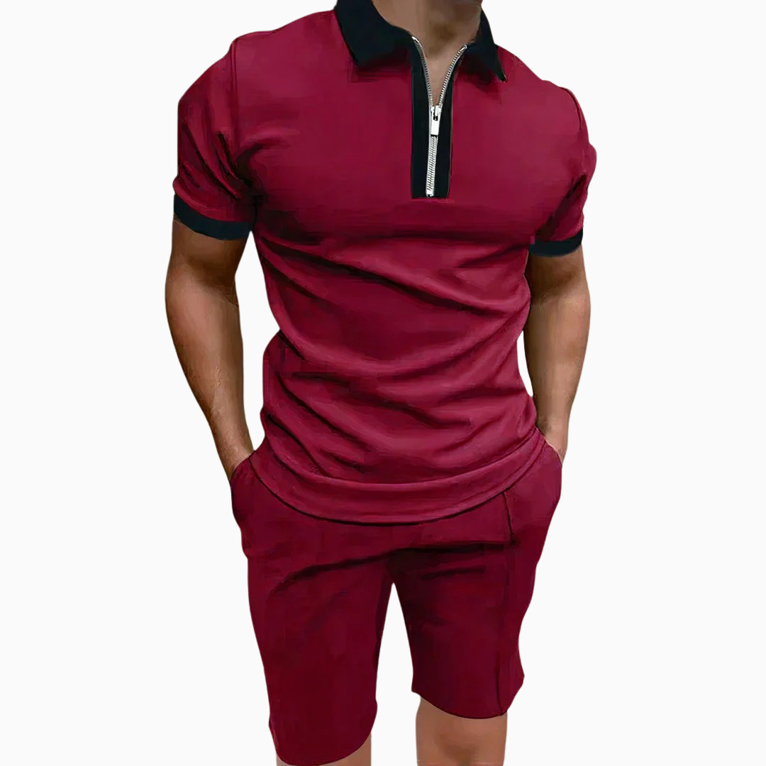 Zion | Ensemble polo homme casual respirant