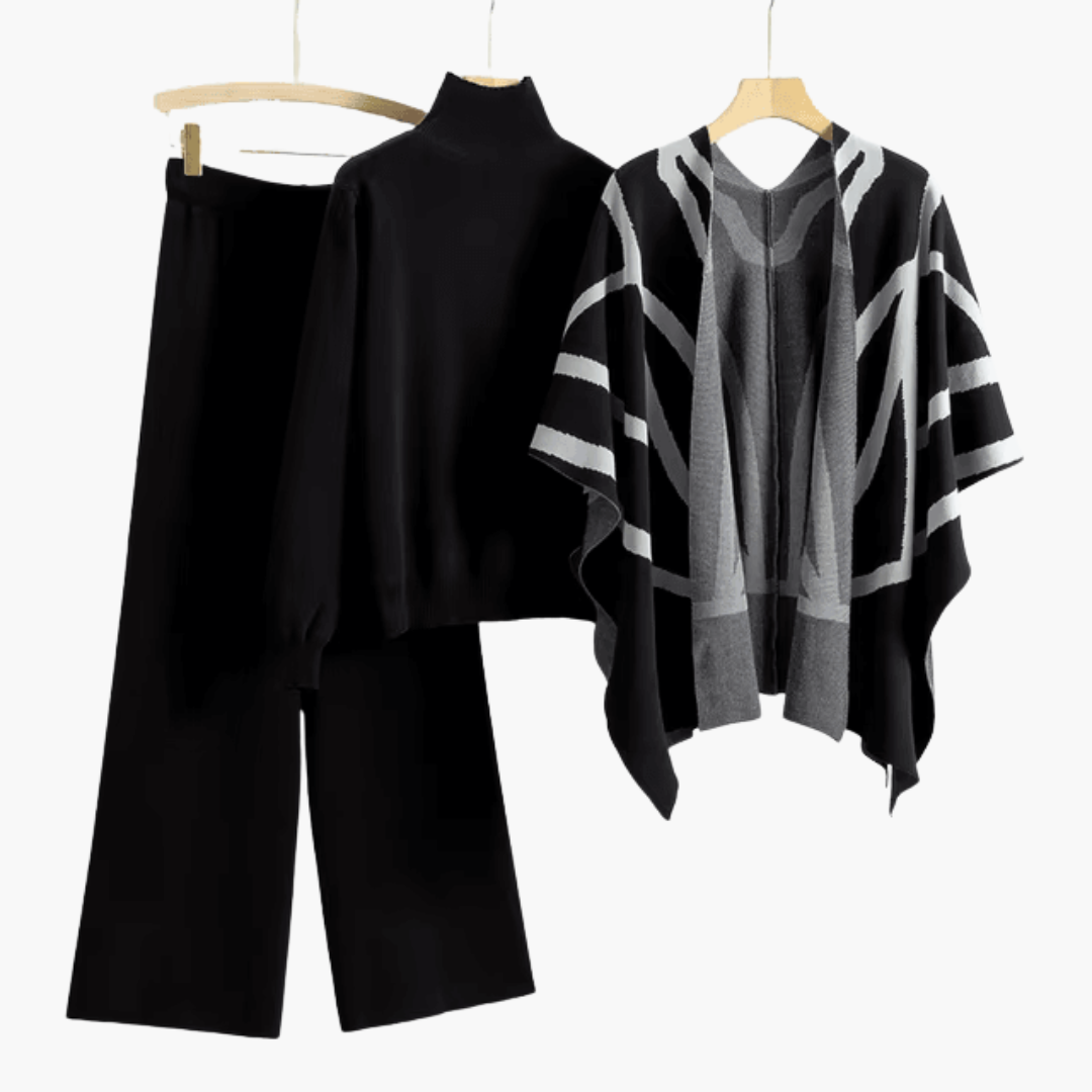 Ensemble Cardigan Maille Femme – Veste & Pantalon Taille Unique | Emery Cardigan Set Hiver
