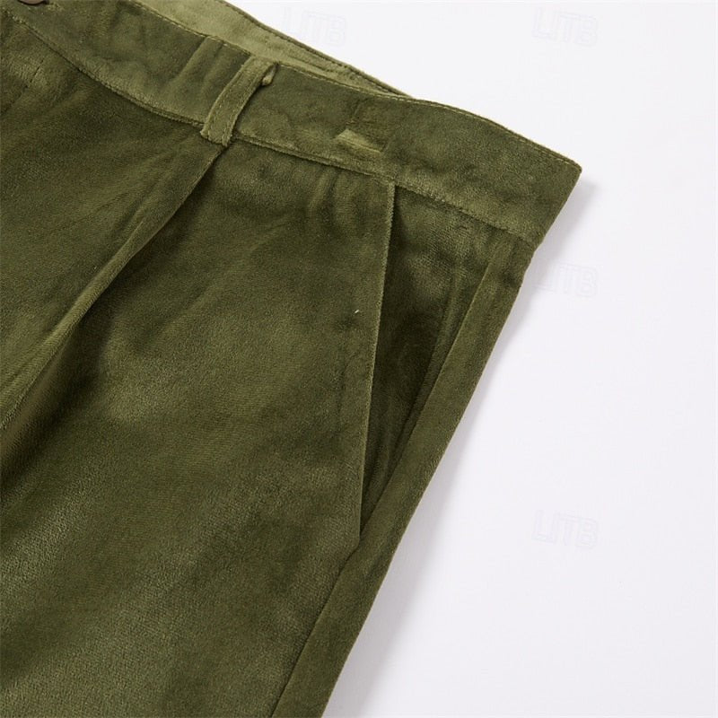 Pantalon Droit Homme Tailleur Raffiné – Coupe Classique Premium | Derek Pantalon Bureau