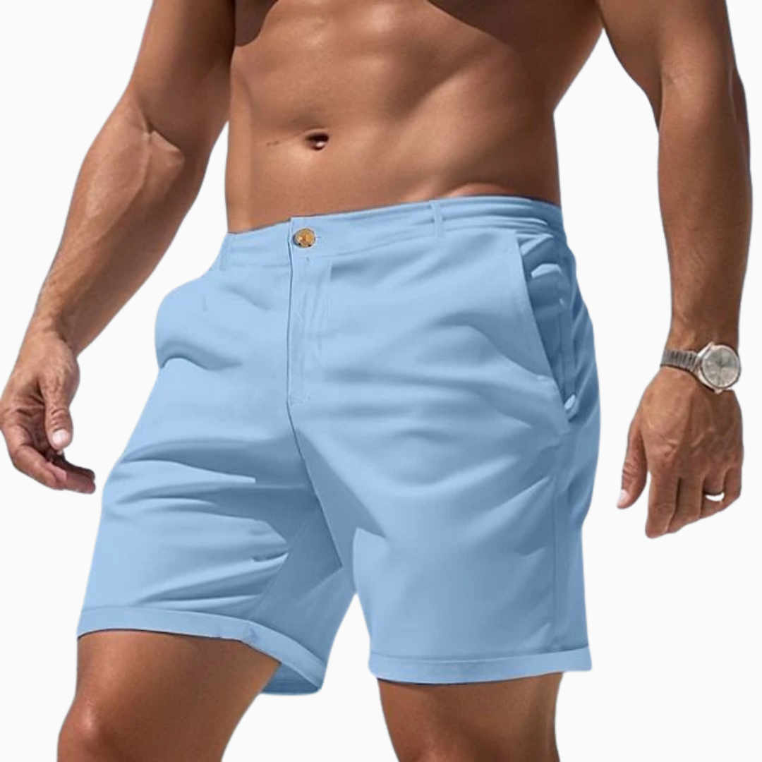 Finn short chino homme confortable stretch style habillé été