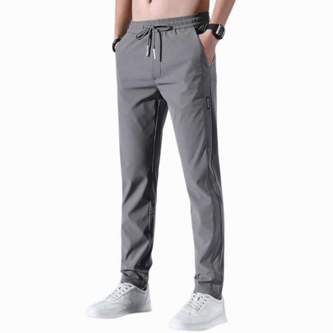 Noah pantalon homme léger stretch taille élastique coupe ajustée style moderne confort