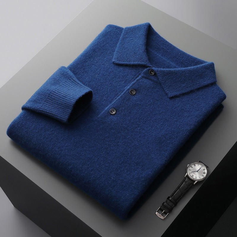 Polo Homme Cachemire Luxueux – Toucher Doux Premium Élégant | Rowan Polo Cachemire