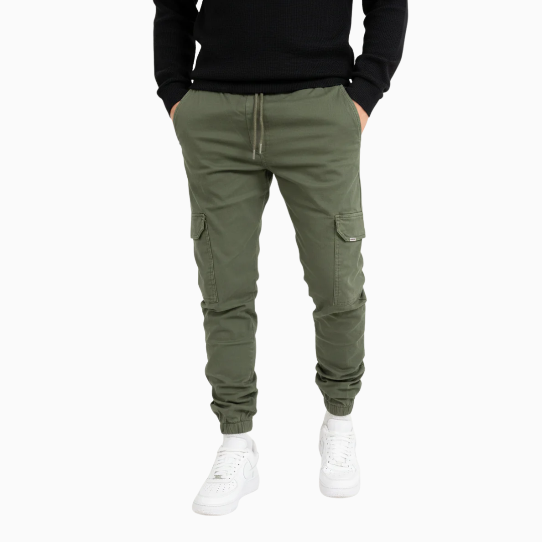 Pantalon Cargo Jogger Homme – Coupe Slim Taille Élastique | Casual & Urbain