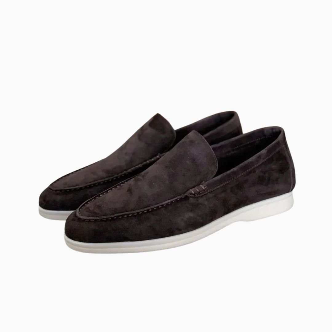 Mocassins Homme Effet Suédine – Slip-On Semelle Légère | Élégance Casual au Quotidien