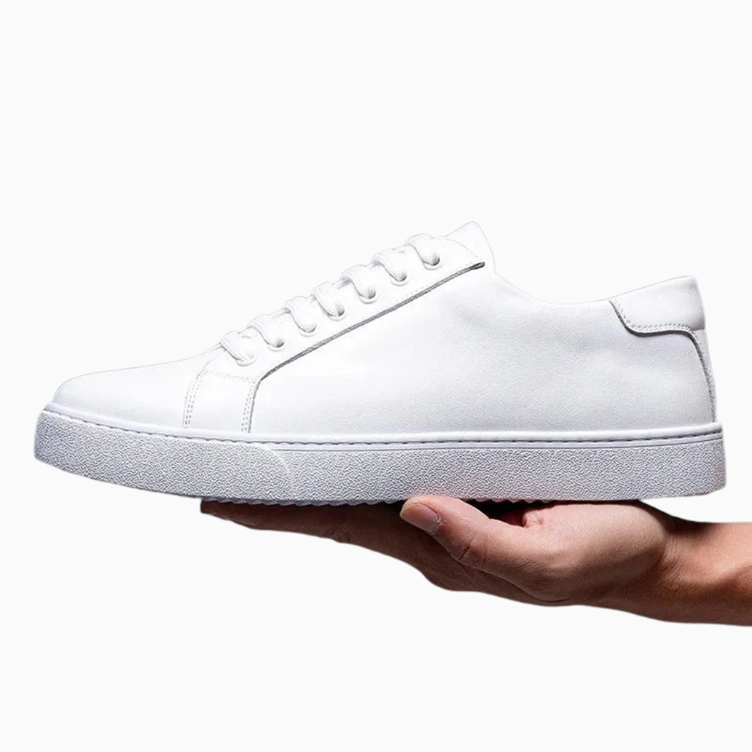 Baskets Homme Basses – Finition Cuir-Look Moderne | Style Casual Chic