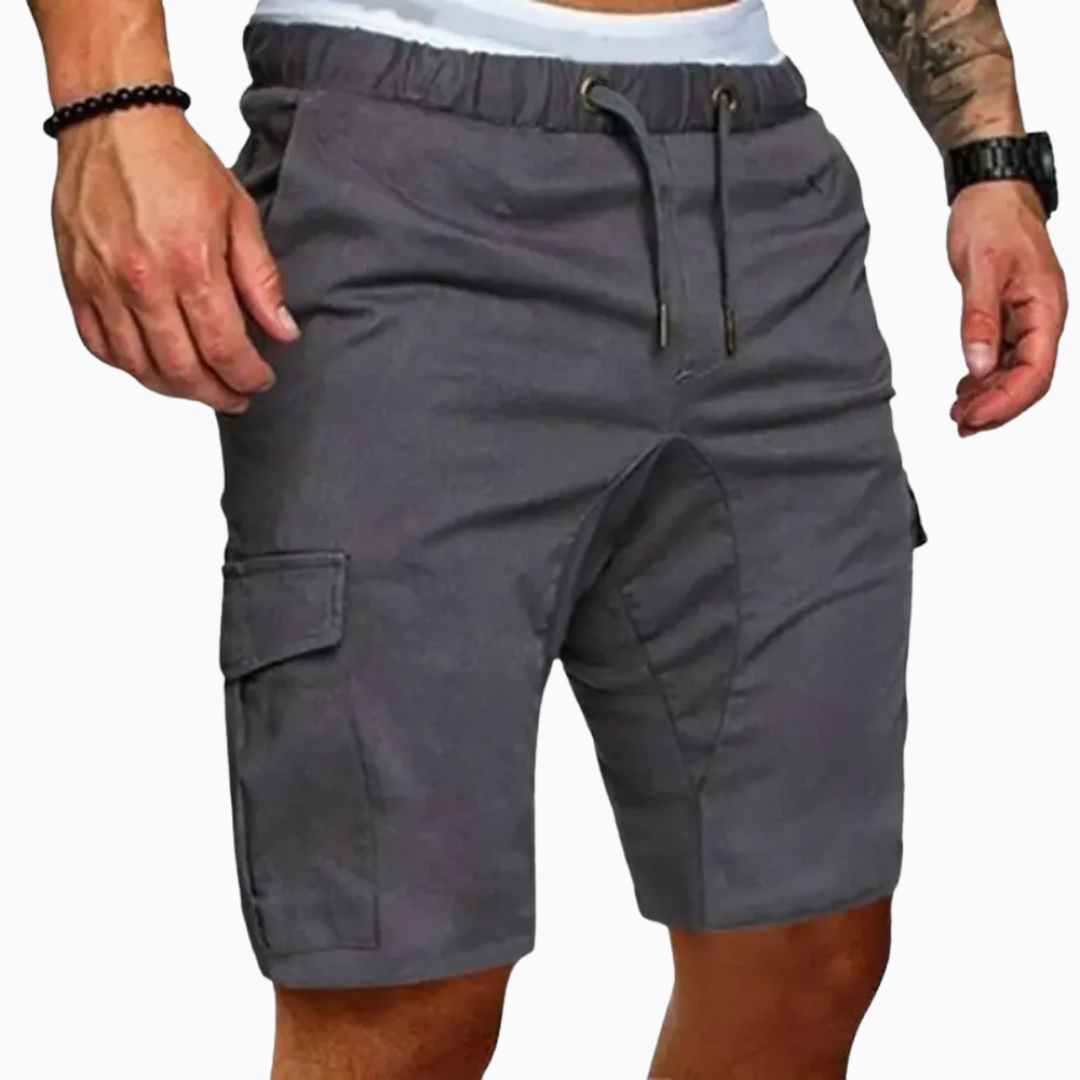 Milan short cargo homme confortable taille élastique style décontracté été