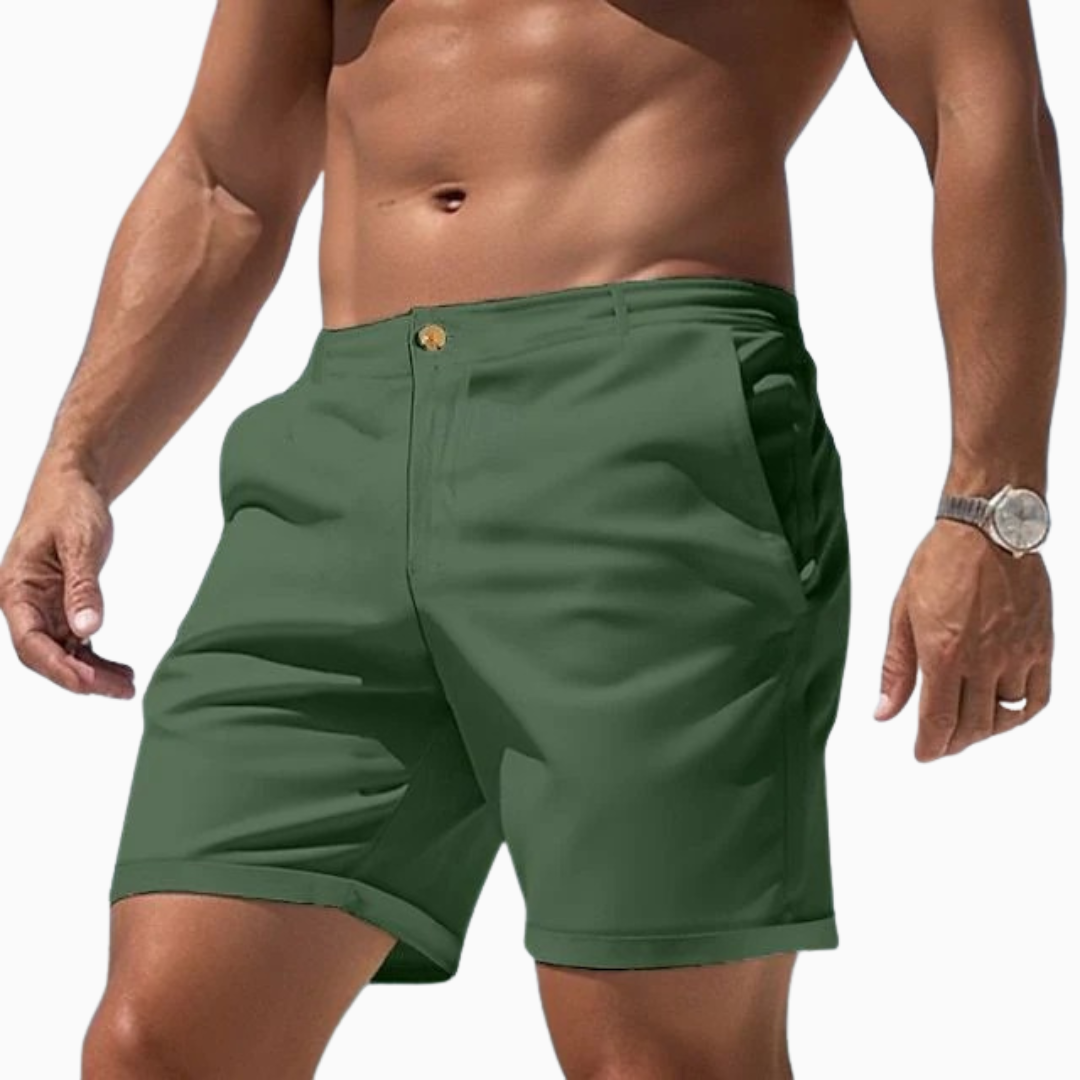 Finn short chino homme confortable stretch style habillé été