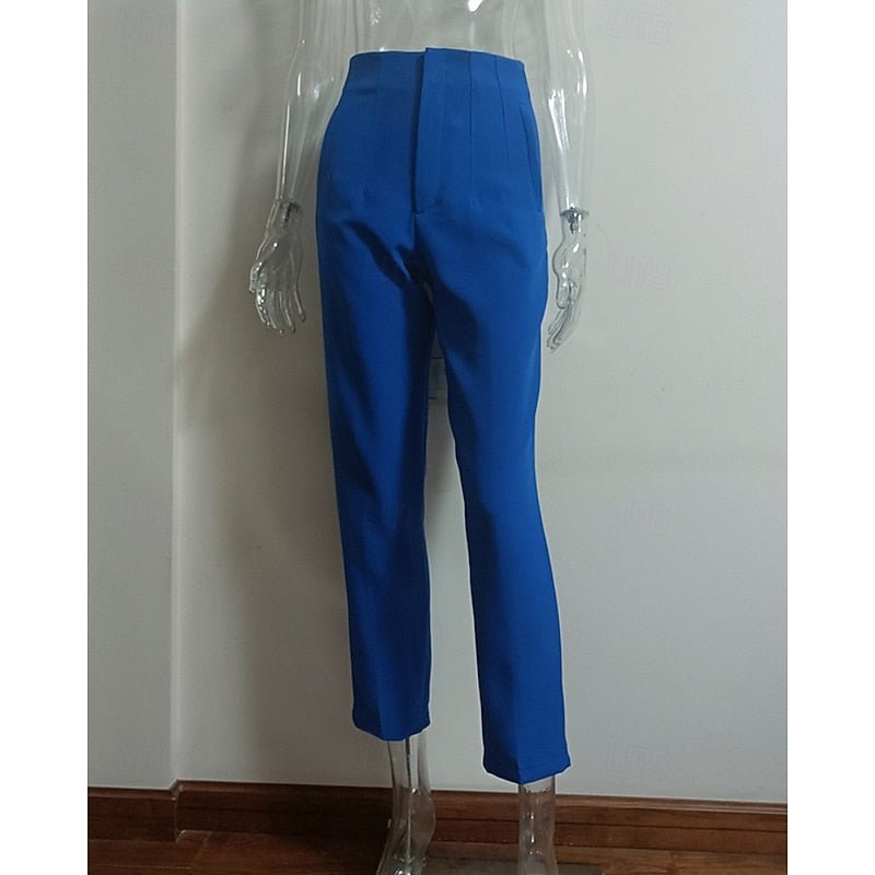 Pantalon Tailleur Femme Taille Haute – Coupe Ajustée Élégante | Nora Pantalon Bureau