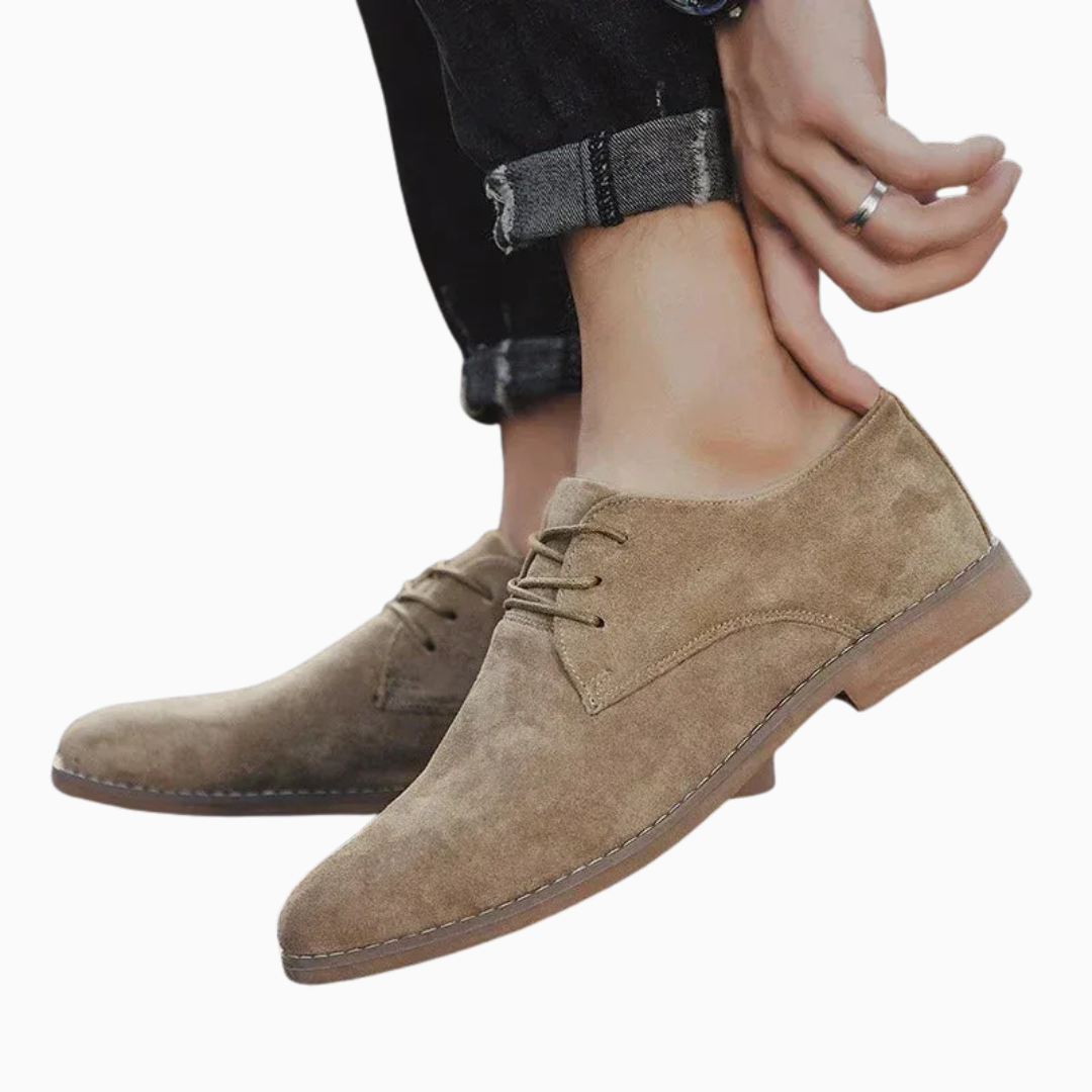 Oxford Homme Daim – Lacets Style Classique Habillé | Élégance Intemporelle