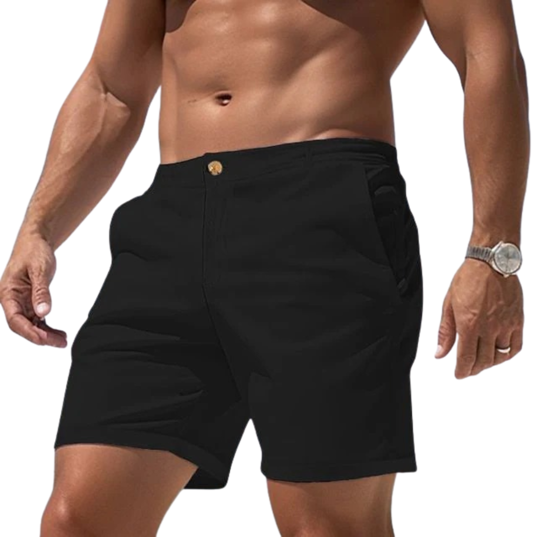 Finn short chino homme confortable stretch style habillé été