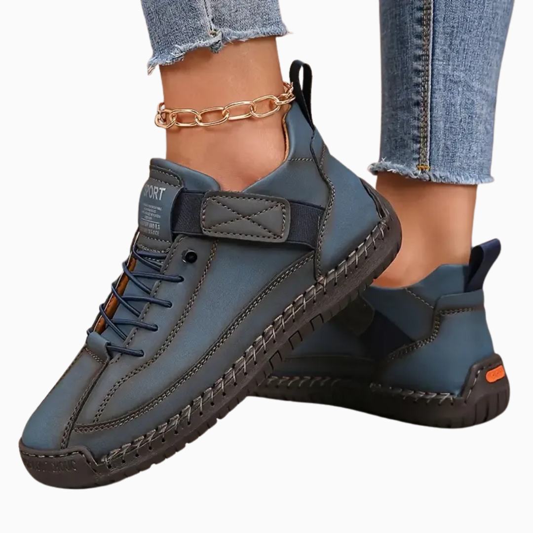 Baskets femme casual à lacets style sport confortable