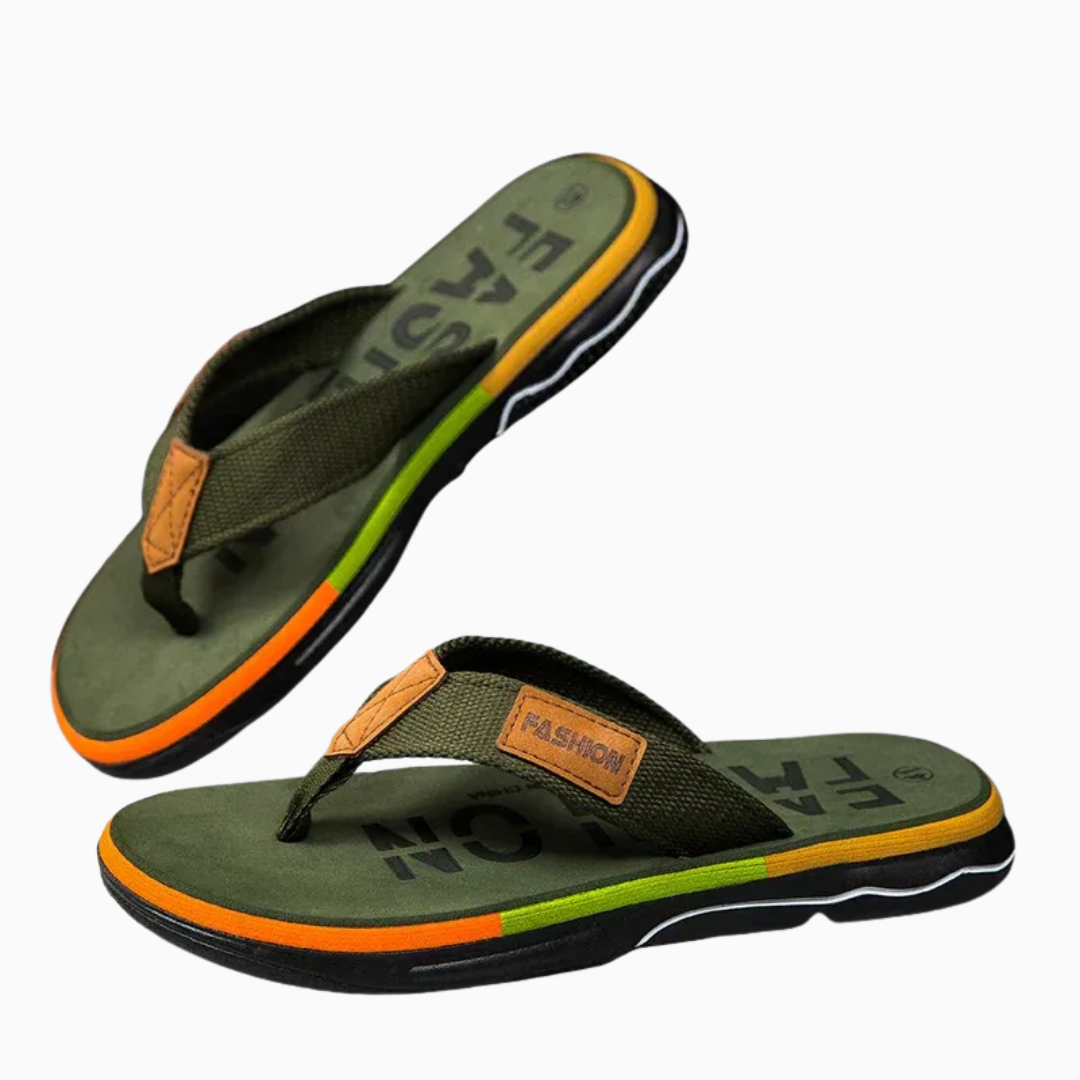 Tongs Homme Entre-Doigt – Semelle Épaisse Confortable | Plage & Été