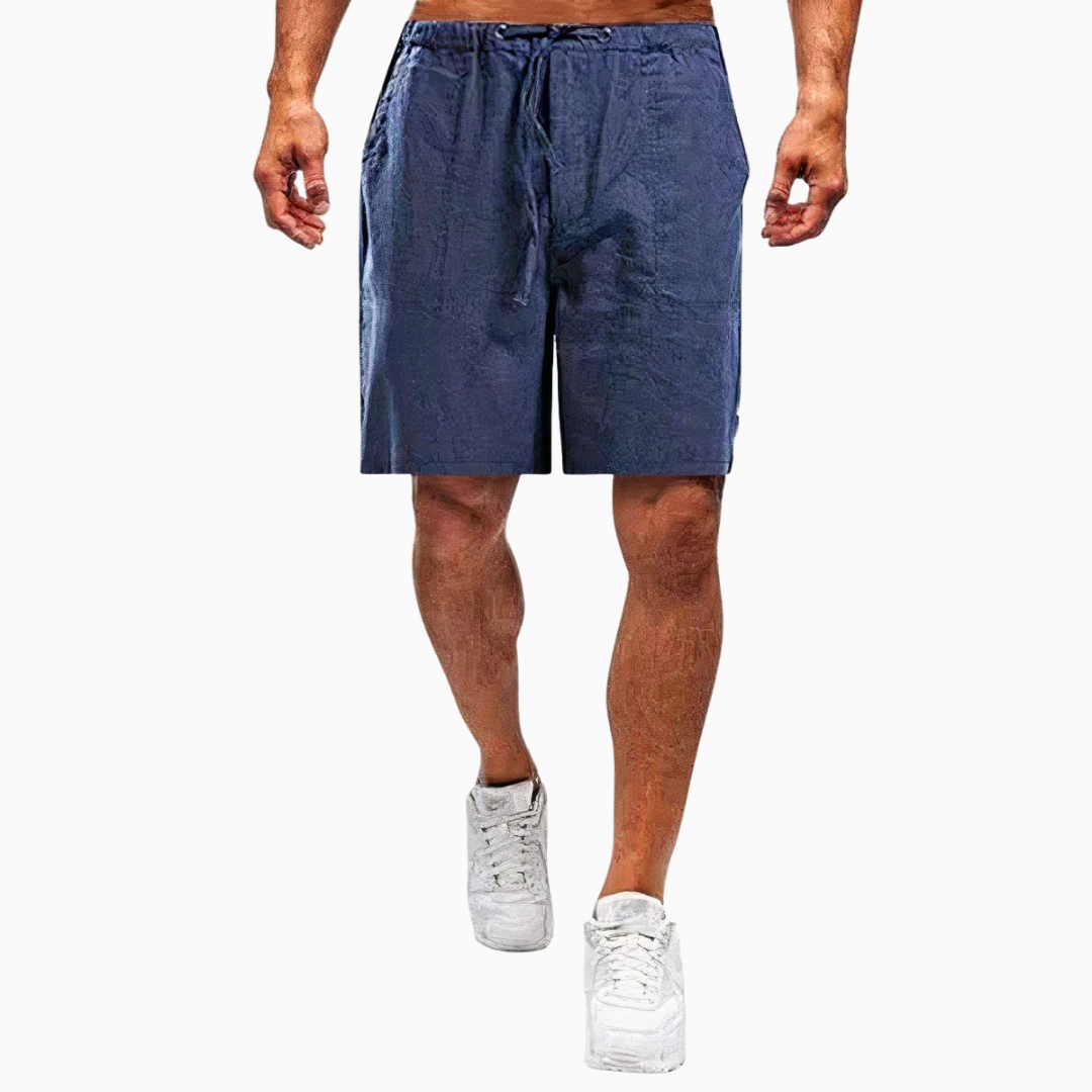 Luca short homme léger été taille élastique confort style décontracté plage