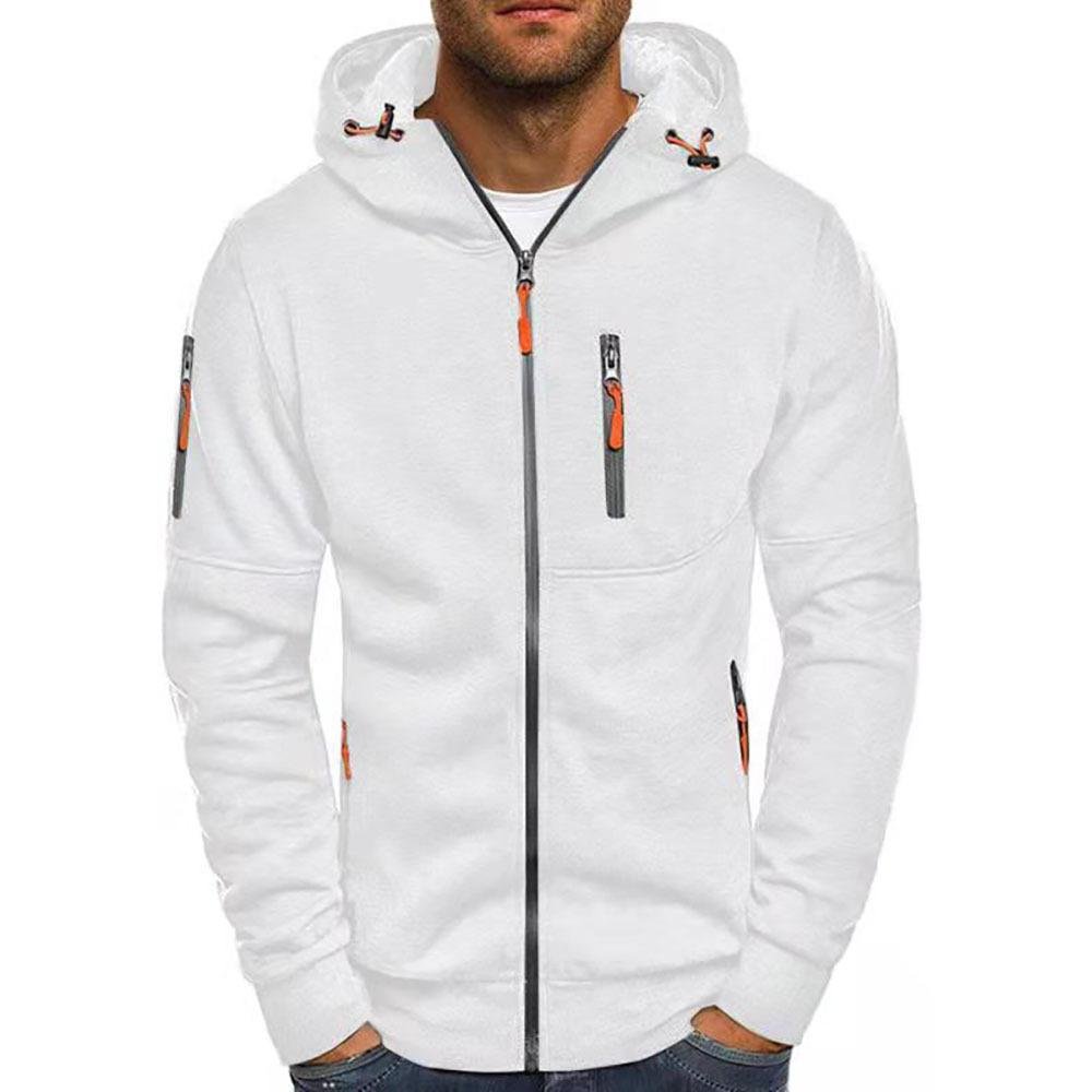 Sweatshirt Zippé Homme Capuche – Veste Légère Polyvalente | Jaxson Hoodie Jacket Automne