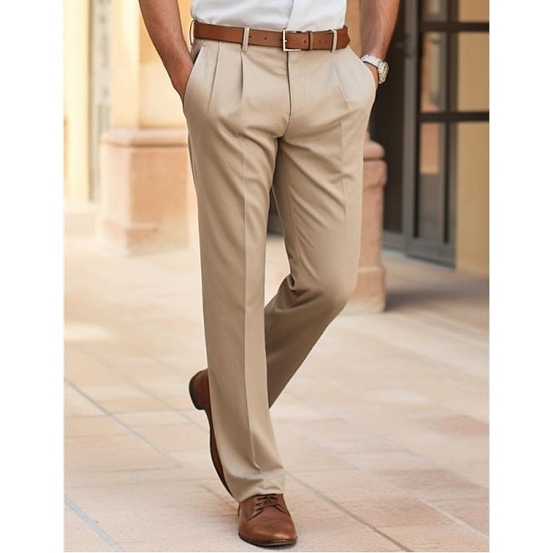 Pantalon Droit Homme Tailleur – Coupe Structurée Polyvalente | Edward Pantalon Classique