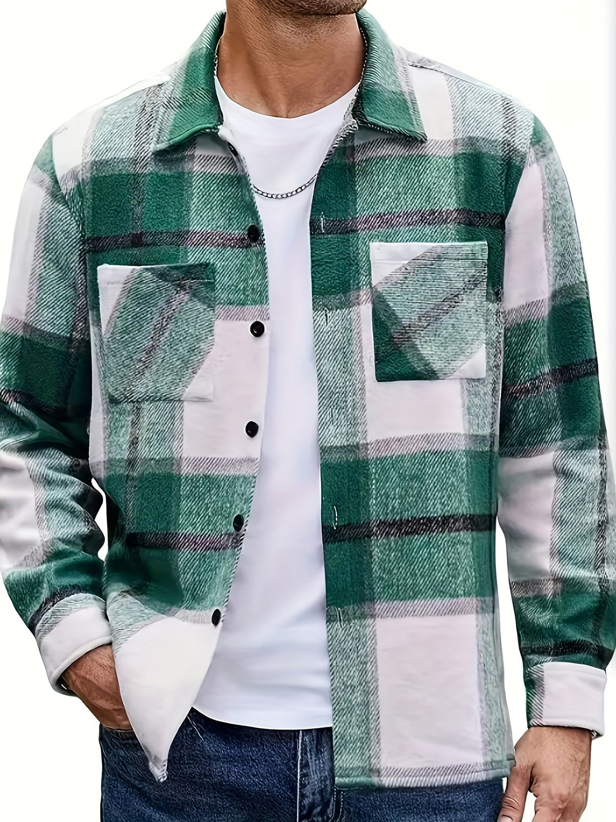 Veste Carreaux Homme Classique – Coupe Confortable Décontractée | Andrew Lumberjack Automne