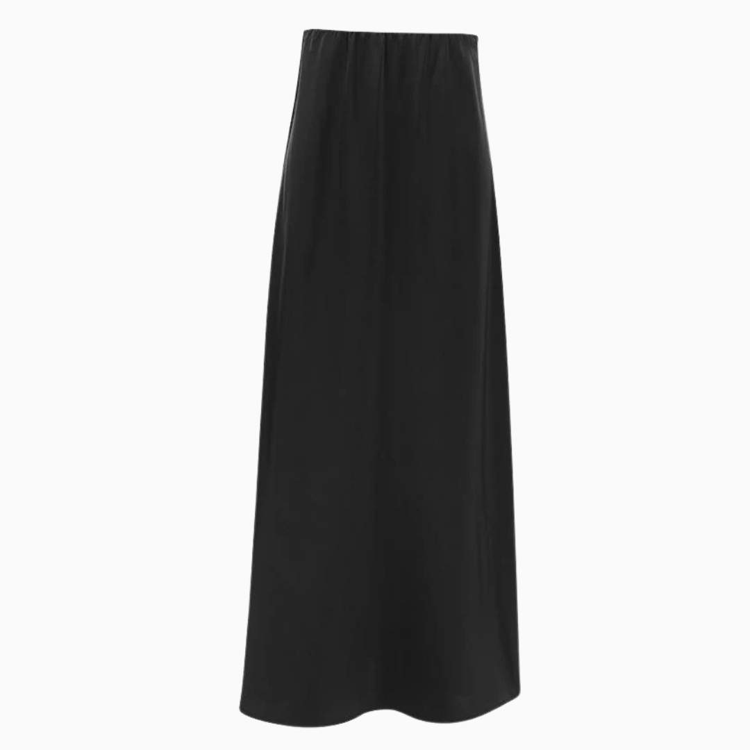 Maëlle | Jupe longue fluide taille haute avec tombé lisse et allure élégante