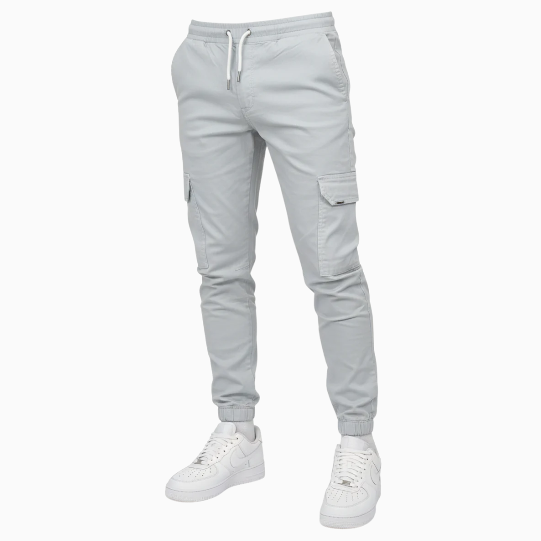 Pantalon Cargo Jogger Homme – Coupe Slim Taille Élastique | Casual & Urbain