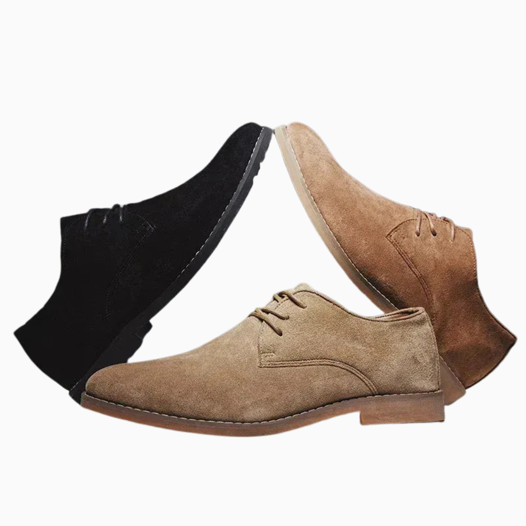 Oxford Homme Daim – Lacets Style Classique Habillé | Élégance Intemporelle