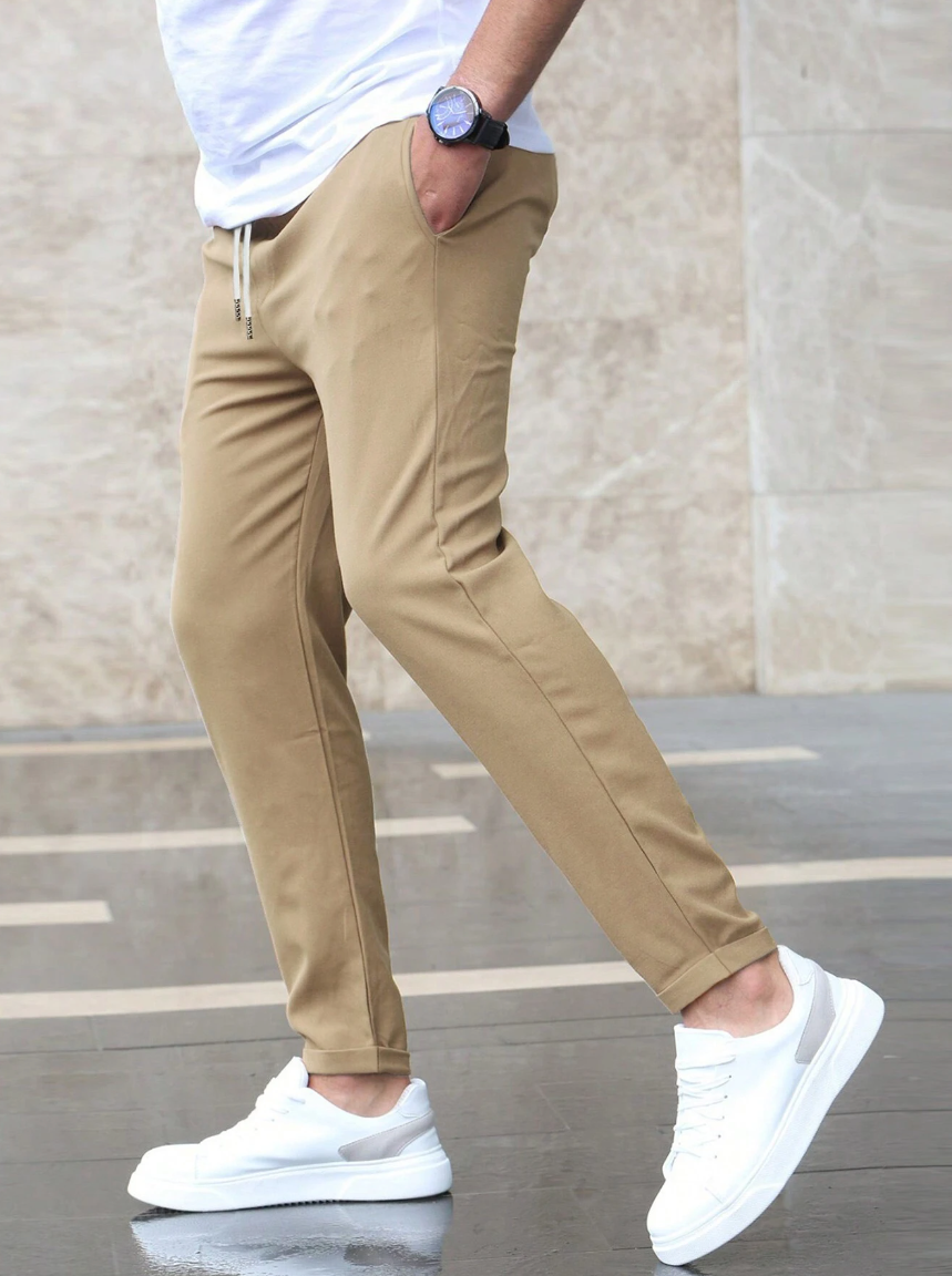Pantalon Stretch Homme Premium – Coupe Confortable Élastique | Jason Pantalon Décontracté