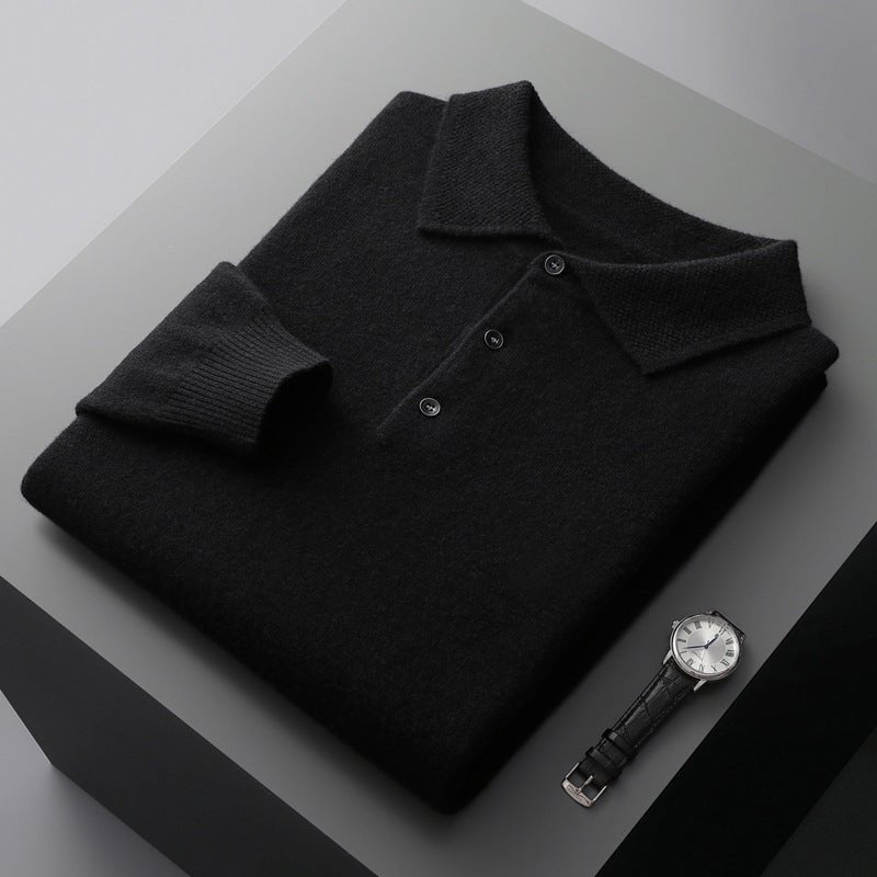 Polo Homme Cachemire Luxueux – Toucher Doux Premium Élégant | Rowan Polo Cachemire