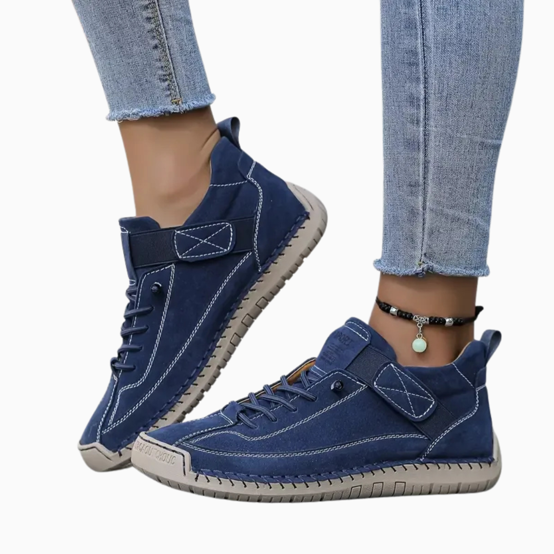 Baskets femme casual à lacets style sport confortable