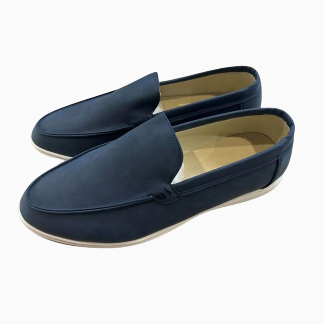 Mocassins Homme Effet Suédine – Slip-On Semelle Légère | Élégance Casual au Quotidien
