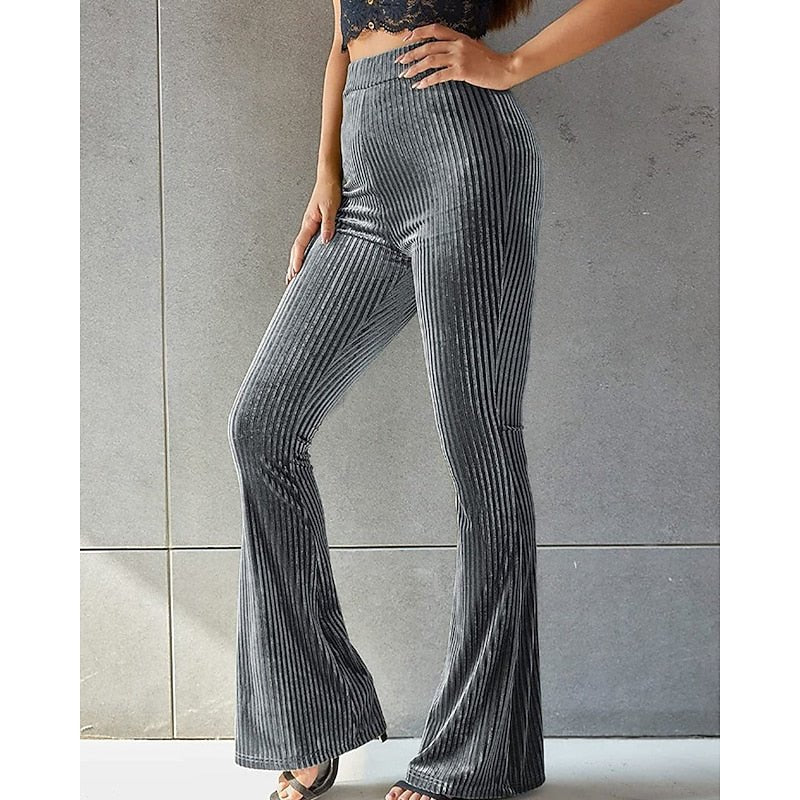 Pantalon Taille Haute Femme Vert Clair – Coupe Élégante Décontractée | Avani Pantalon