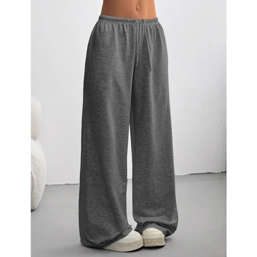Jogger Femme Jambe Large – Pantalon Jogging Décontracté Confortable | Madeline Loungewear