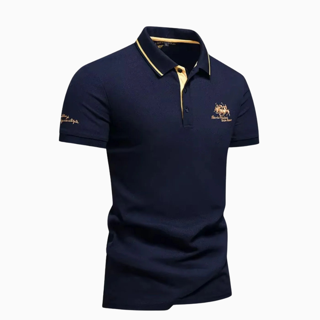 Polo Homme Classique – Coton Piqué Respirant Finition Contrastée | Casual Chic