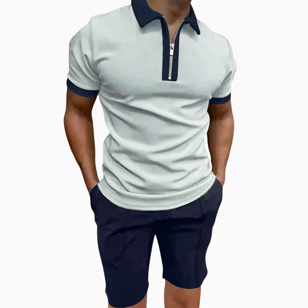 Zion | Ensemble polo homme casual respirant