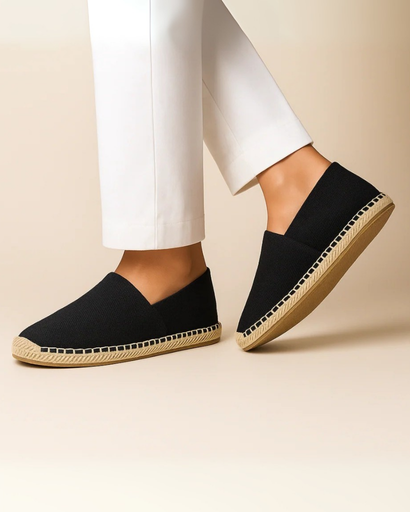 Espadrilles homme style old money - élégantes en toile avec semelle corde