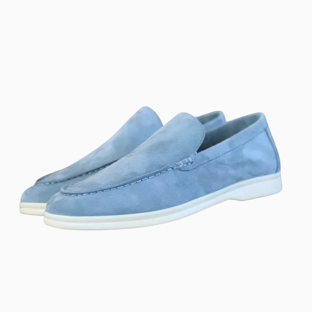 Mocassins Homme Effet Suédine – Slip-On Semelle Légère | Élégance Casual au Quotidien