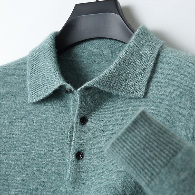 Polo Homme Cachemire Luxueux – Toucher Doux Premium Élégant | Rowan Polo Cachemire