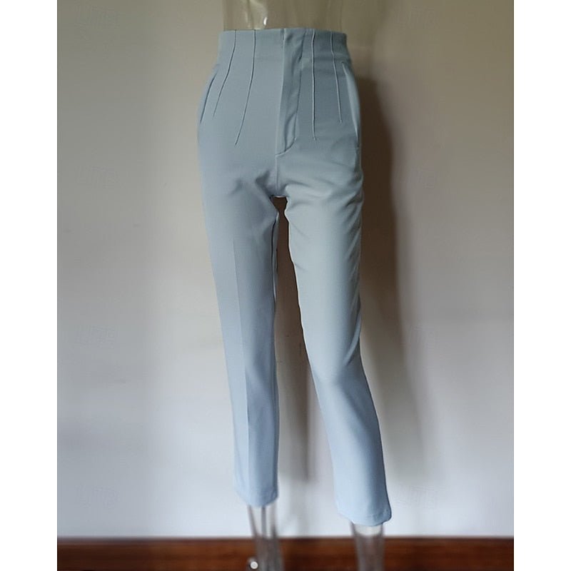 Pantalon Tailleur Femme Taille Haute – Coupe Ajustée Élégante | Nora Pantalon Bureau