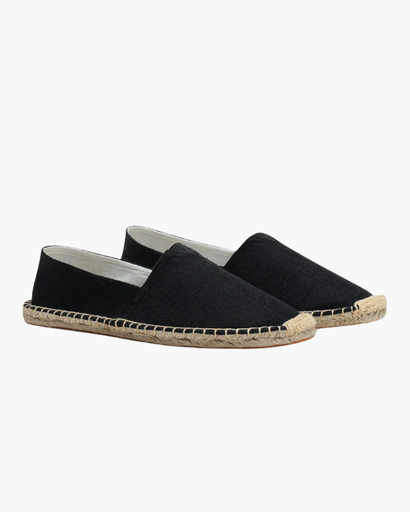 Espadrilles homme style old money - élégantes en toile avec semelle corde