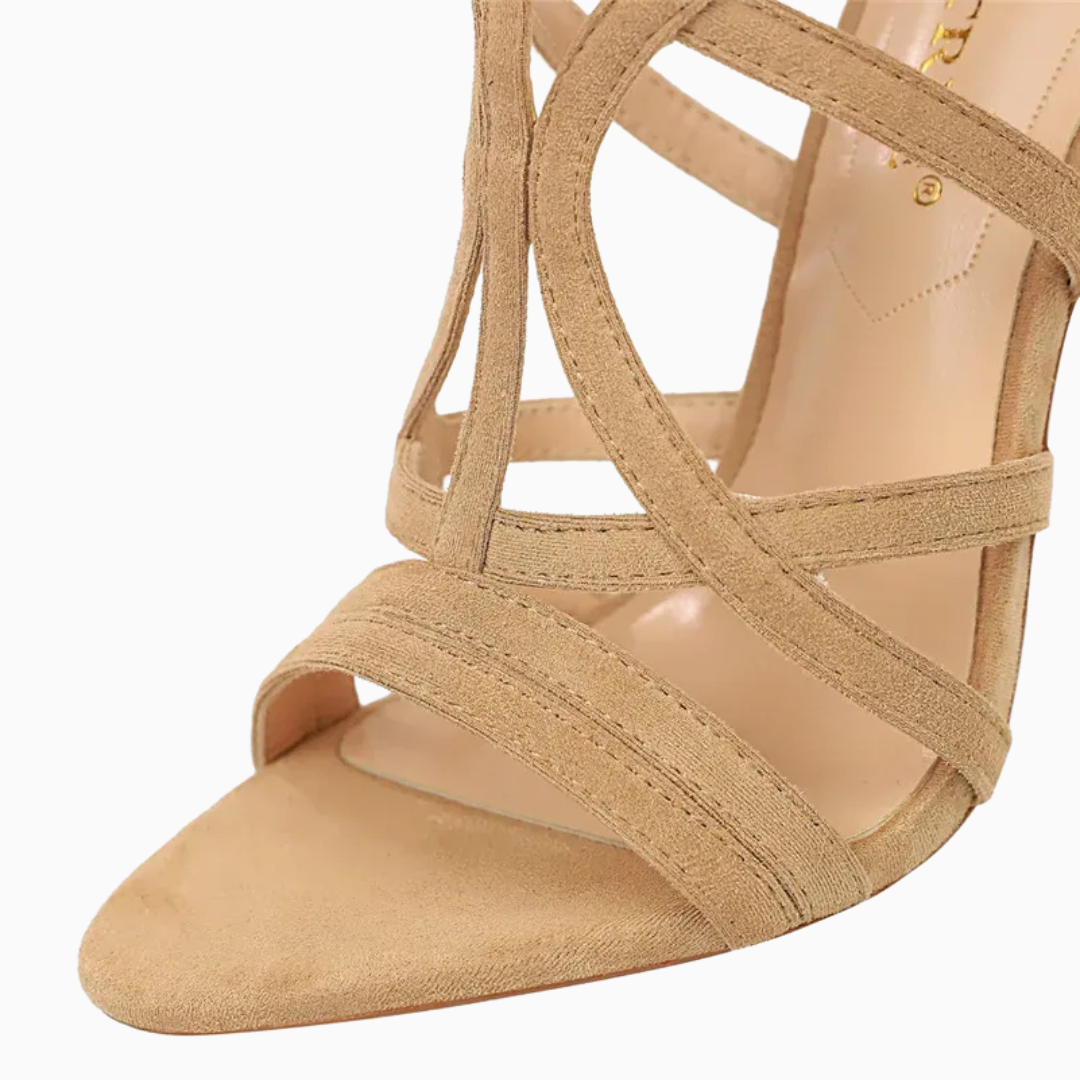 Sandales Femme Talons Hauts – Style Gladiateur Brides | Look Soirée Glamour